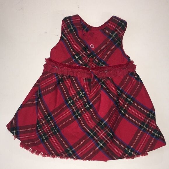 Bundle Sale 3 for $15 | The Children’s Place | 2 pc Plaid Dress | 6-9 months - Picture 5 of 13